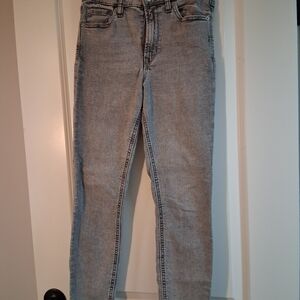 GAP Women's High Rise Jeggings- Light Gray Jeans